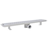 VidaXL Doucheafvoer RVS Rechthoekig Golf 73x14cm - 55% Korting