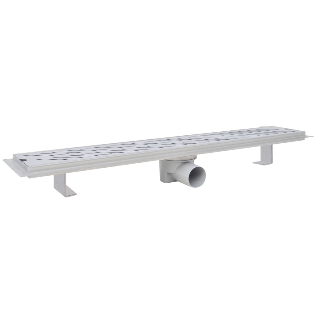 VidaXL Doucheafvoer RVS Rechthoekig Golf 73x14cm - 55% Korting