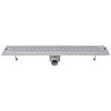 VidaXL Doucheafvoer RVS Rechthoekig Golf 73x14cm - 55% Korting
