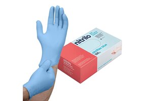 Nitril Wegwerphandschoenen Blauw XS - 25% Korting