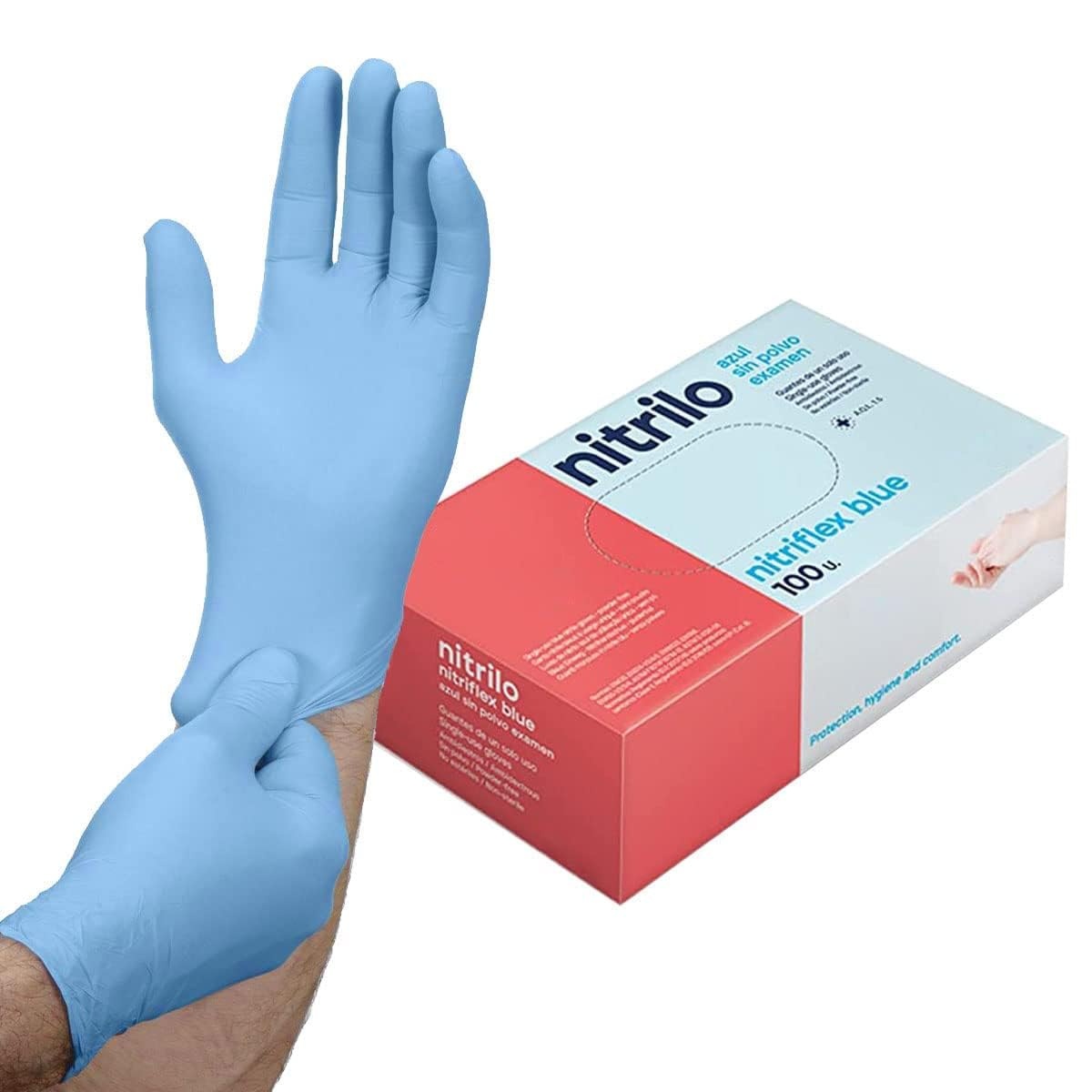 Nitril Wegwerphandschoenen Blauw XS - 25% Korting