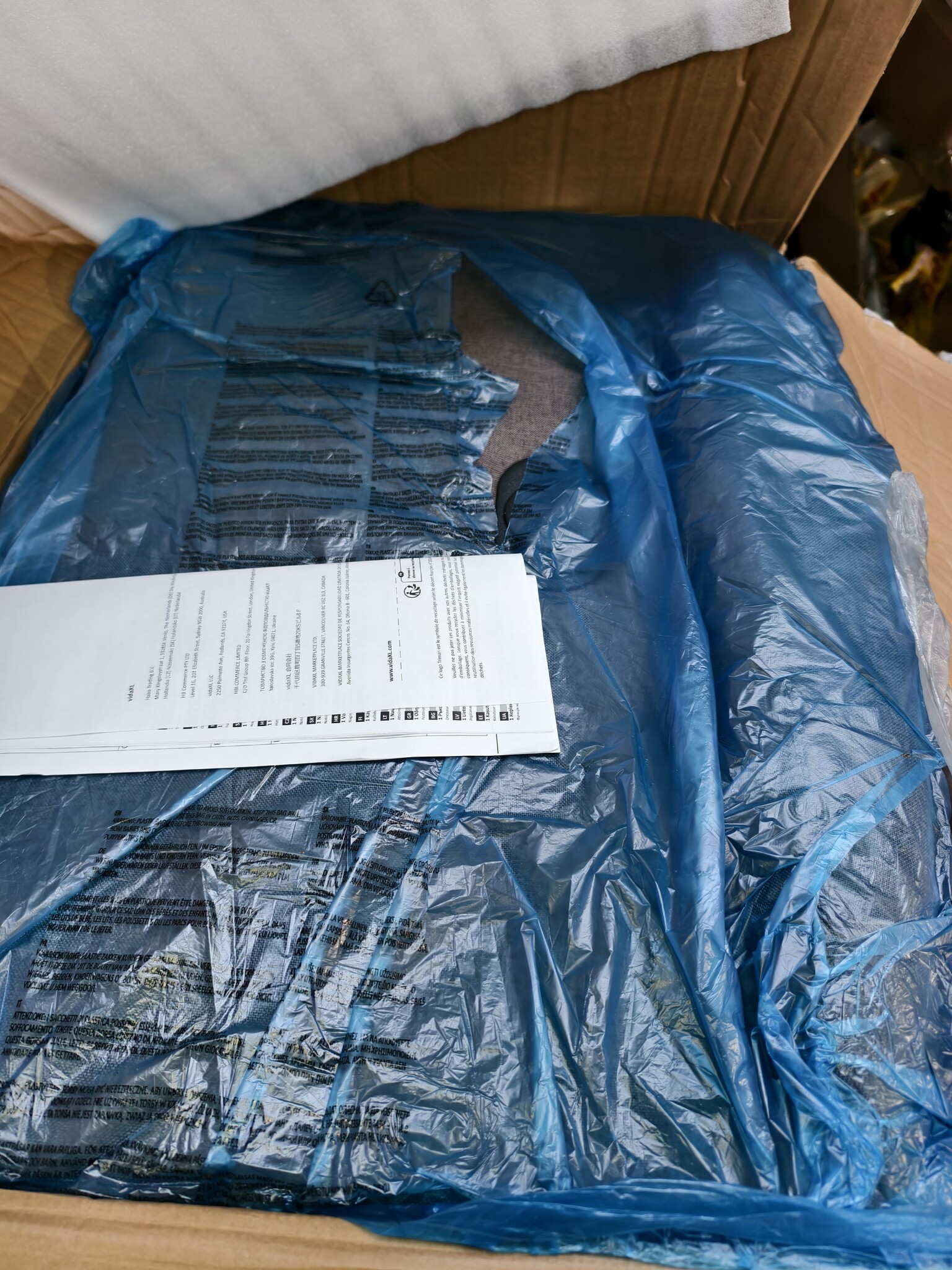 vidaXL Verstelbare Fauteuil Stof Taupe - 55% Korting