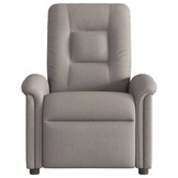 vidaXL Verstelbare Fauteuil Stof Taupe - 55% Korting