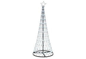 vidaXL LED Kerstboom Koudwit 184.5cm - 80% Korting
