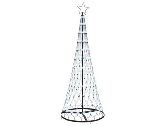 vidaXL LED Kerstboom Koudwit 184.5cm - 71% Korting!