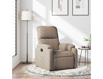 vidaXL Fauteuil Taupe Microvezel (35% Korting!)
