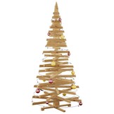 Massief Houten Kerstboom Bruin 210cm - 79% Korting