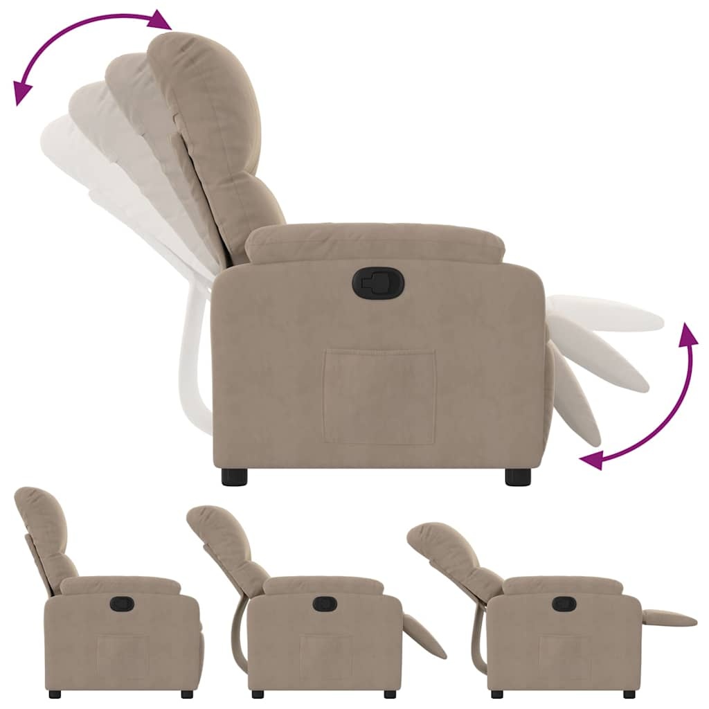 vidaXL Fauteuil Taupe Microvezel (35% Korting!)