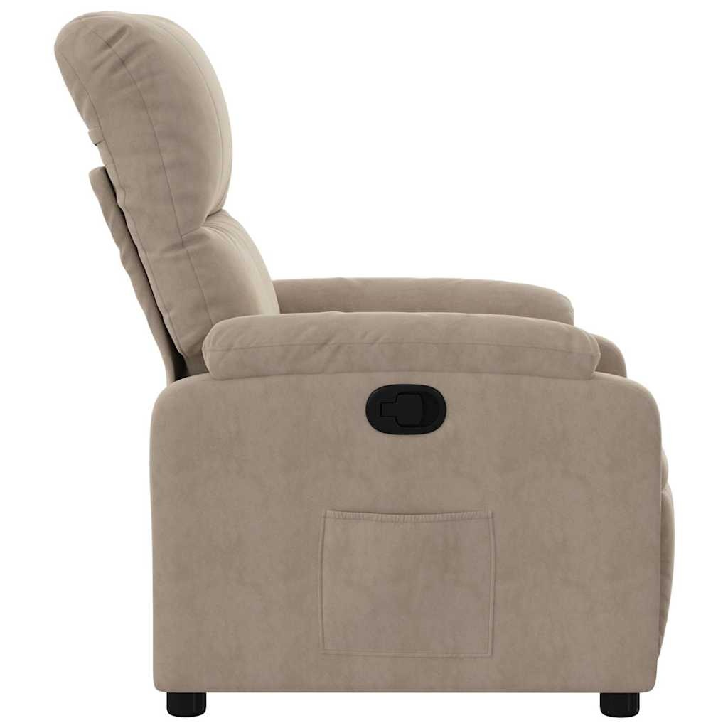 vidaXL Fauteuil Taupe Microvezel (35% Korting!)
