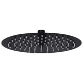 Ronde Regendouchekop RVS Zwart 25cm - 56% Korting!