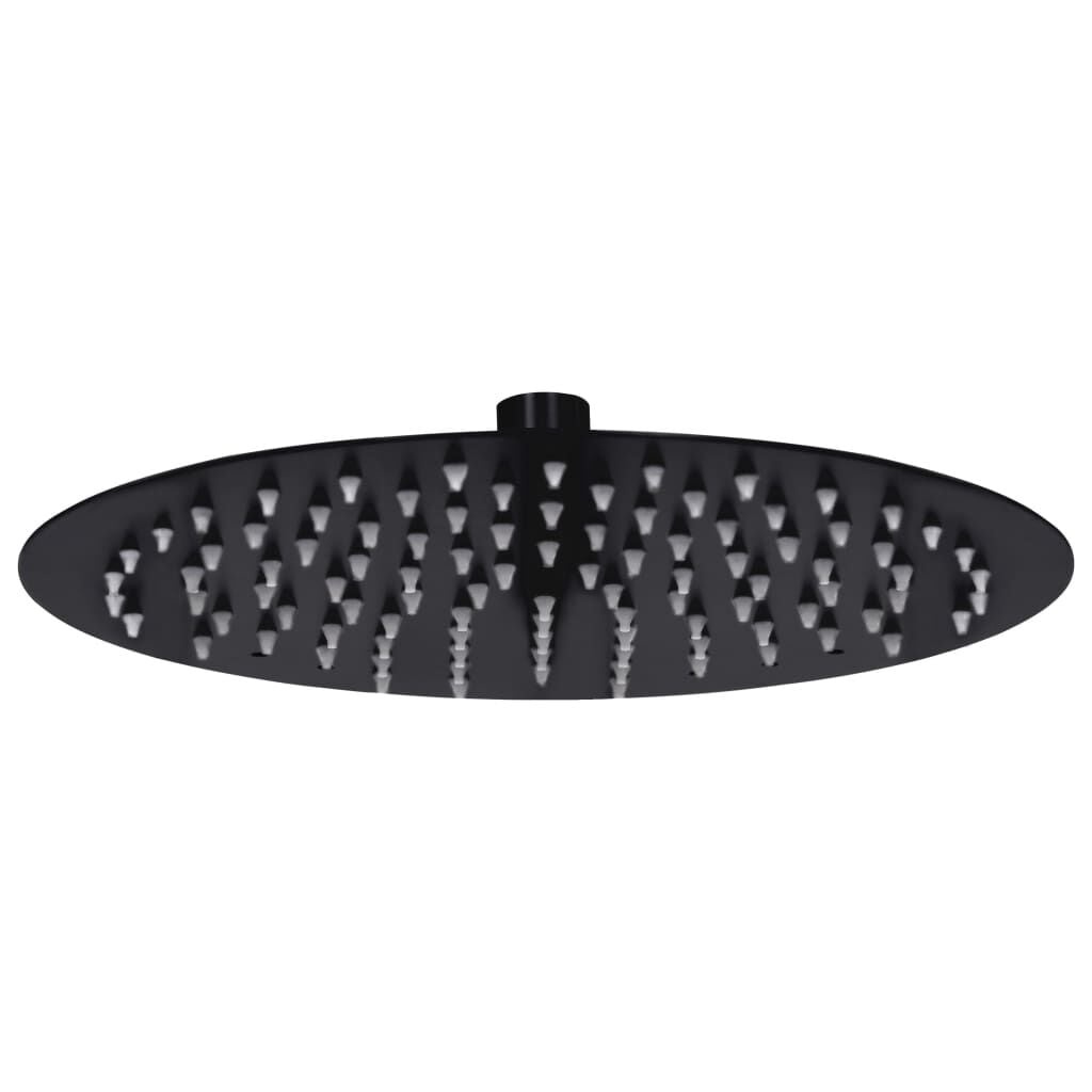 Ronde Regendouchekop RVS Zwart 25cm - 56% Korting!