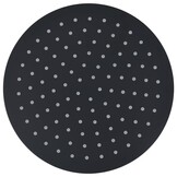 Ronde Regendouchekop RVS Zwart 25cm - 56% Korting!