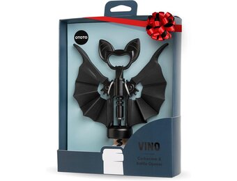 Vleermuis Wijn & Flesopener 2-in-1 - 28% Korting!