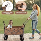 Opvouwbare Bolderwagen met Rem & 34% Korting