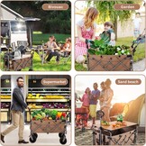 Opvouwbare Bolderwagen met Rem & 34% Korting