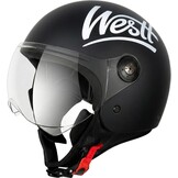 Jet Motorhelm Mat Zwart - ECE Keurmerk - Dames & Heren - Maat S