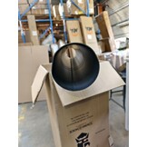 Zwarte Hittebestendige Kachelpijp Staal Ø120mm x 100cm - 53% Korting!