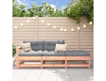 VidaXL 3-delige Loungeset Douglashout - 35% Korting