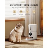 Automatische Kattenvoerbak 4L - 6 Maaltijden & Portiecontrole (34% korting)