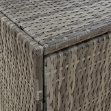VidaXL Tuinkast Poly Rattan Grijs - 35% Korting