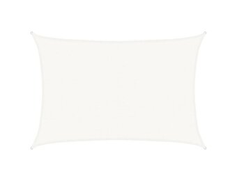 vidaXL Zonnezeil 4x5m Wit - 34% Korting