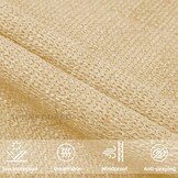 SUNNY GUARD Zonnezeil 3x3x4.25m - Zandkleur - 33% Korting!