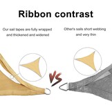 SUNNY GUARD Zonnezeil 3x3x4.25m - Zandkleur - 33% Korting!