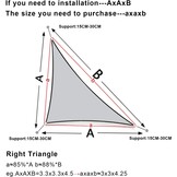 SUNNY GUARD Zonnezeil 3x3x4.25m - Zandkleur - 33% Korting!