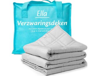 Ella Verzwaringsdeken 9kg 135x200cm - Lichtgrijs - 29% Korting