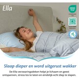 Ella Verzwaringsdeken 9kg 135x200cm - Lichtgrijs - 29% Korting