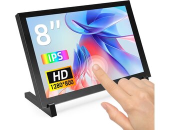 8" HD Touchscreen Monitor - Raspberry Pi Display met 29% Korting
