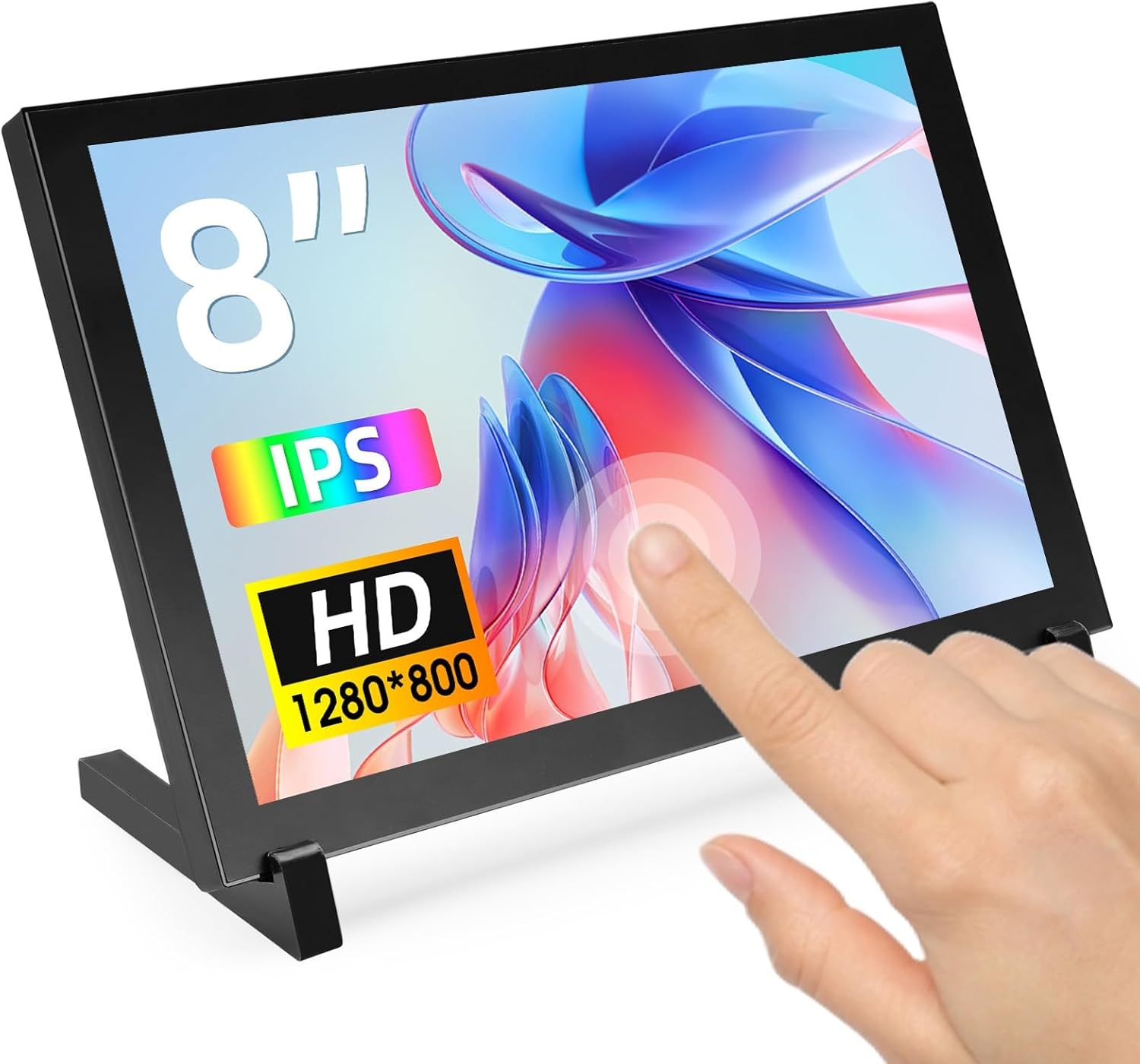 8" HD Touchscreen Monitor (1280x800) - 42% Korting!