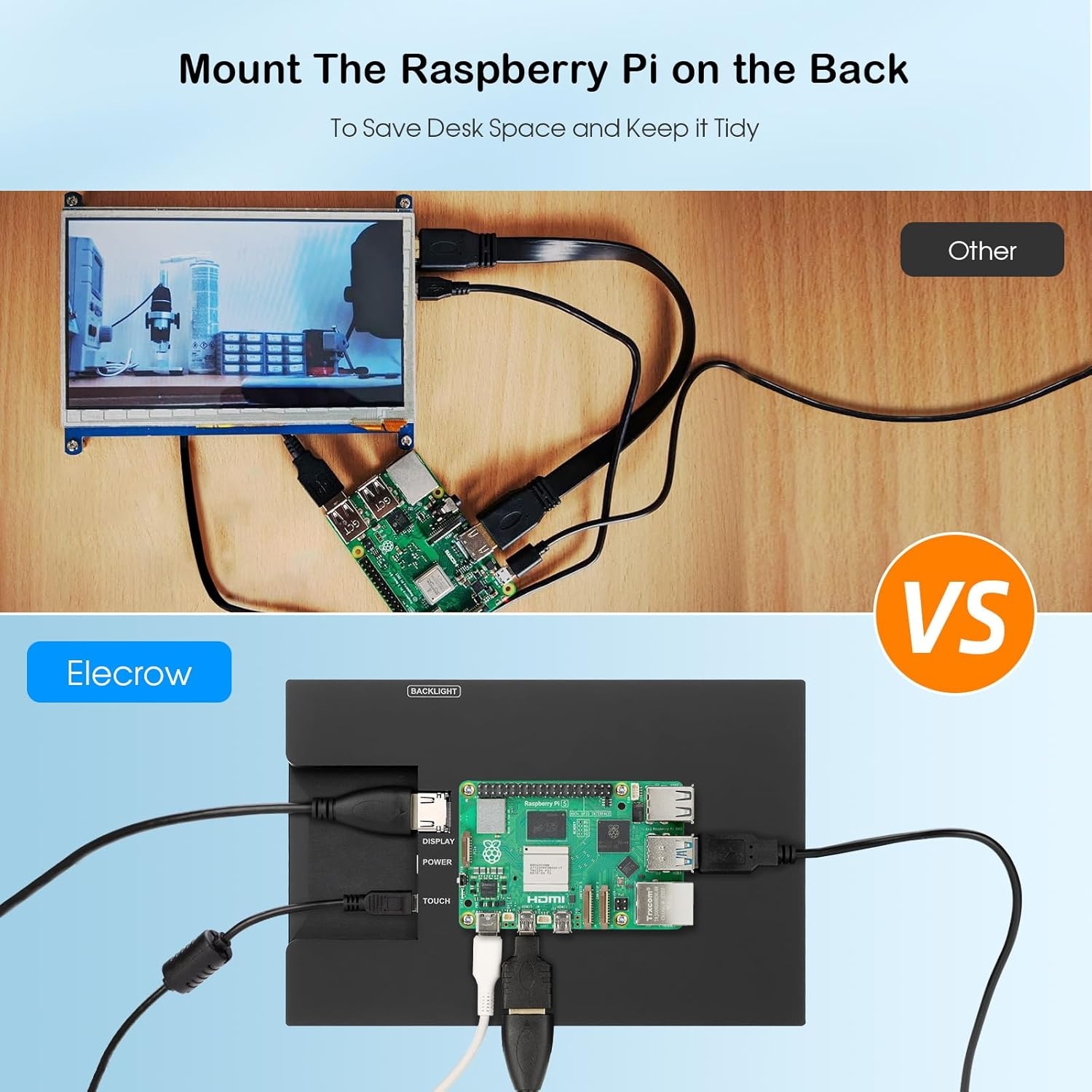 8" HD Touchscreen Monitor - Raspberry Pi Display met 29% Korting