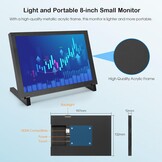 8" HD Touchscreen Monitor (1280x800) - 42% Korting!