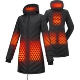 Dames Verwarmde Winterjas met Capuchon | 58% Korting