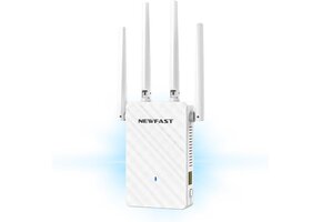 WiFi Versterker N300 300 Mbps 4 Antennes - Zwart (46% Korting)