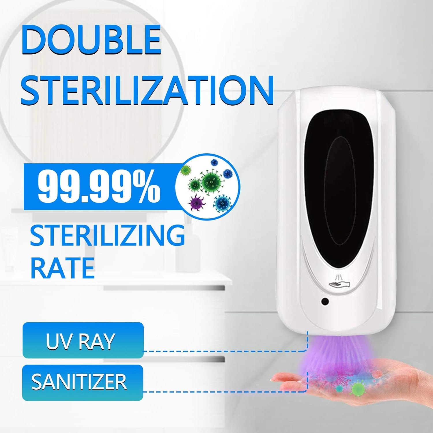 Automatische Zeepdispenser - 1000ml - 41% Korting!