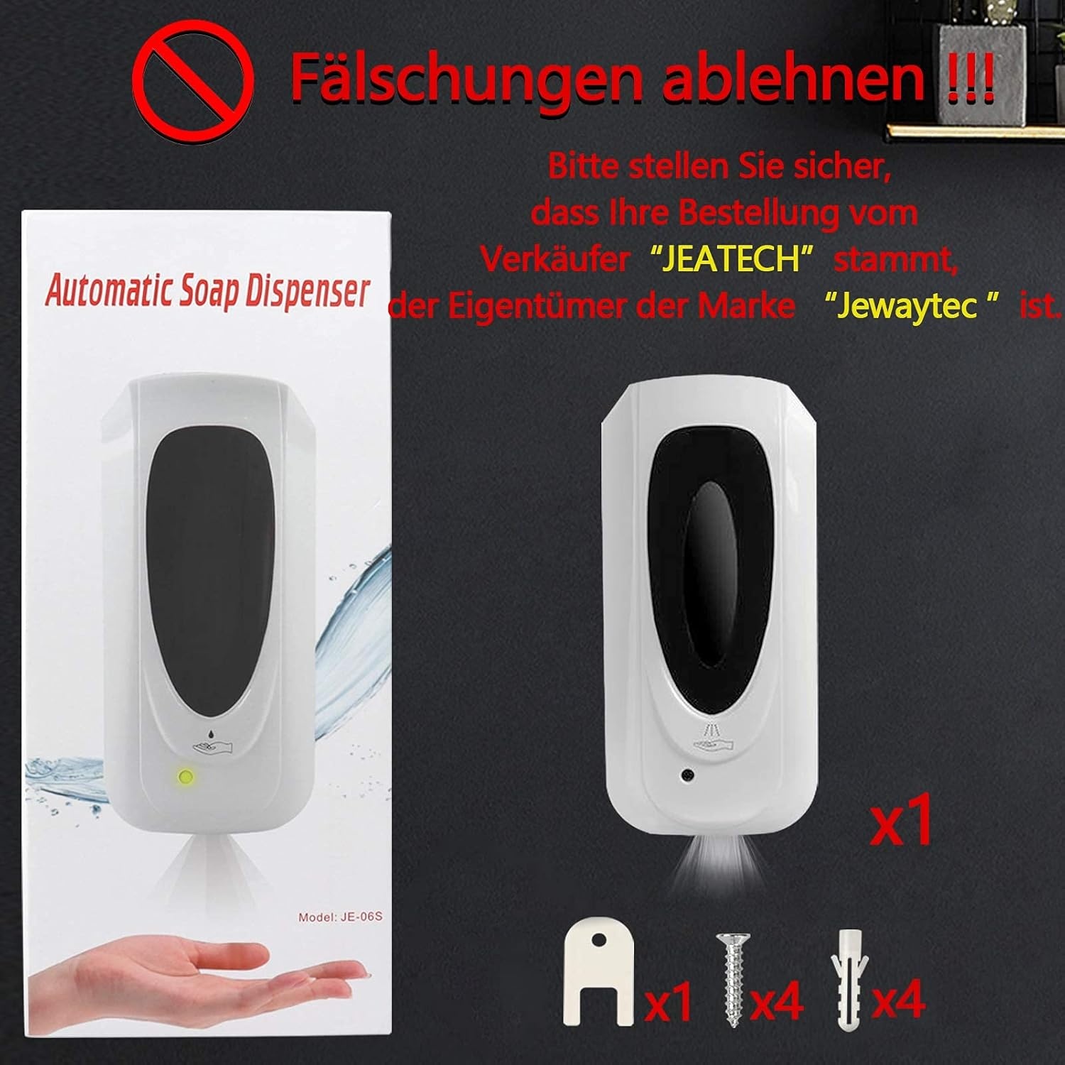 Automatische Zeepdispenser - 1000ml - 41% Korting!