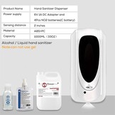 Automatische Desinfectiemiddel Dispenser (1000 ml) - 29% Korting!