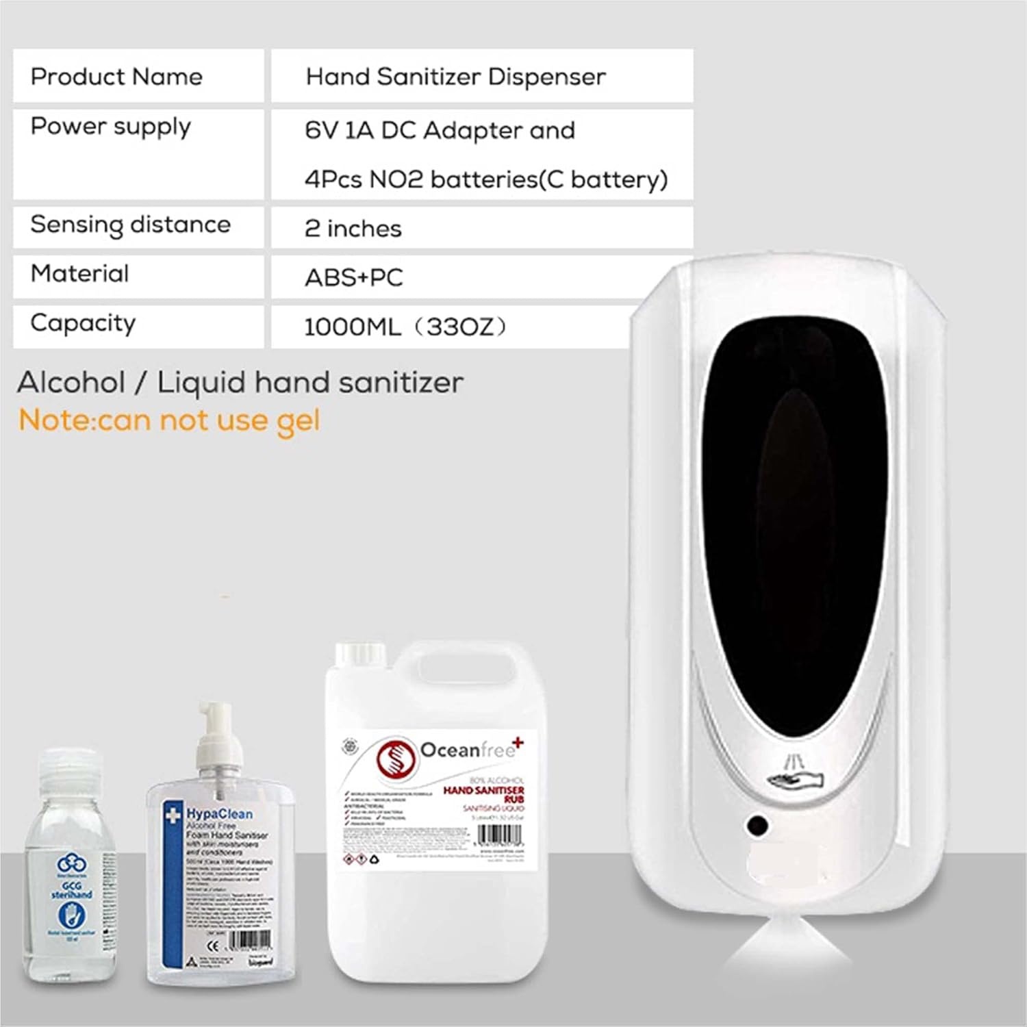 Automatische Desinfectiemiddel Dispenser (1000 ml) - 29% Korting!