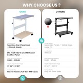 Eureka PC Tower Stand Verstelbaar | Maple | -34%