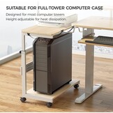 Eureka PC Tower Stand Verstelbaar | Maple | -34%