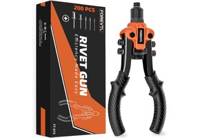 Klinknageltang Set 10" - 33% Korting! 200 Klinknagels