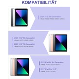 Verlicht Toetsenbord Hoesje iPad 9 (10.2") Lavendel - 28% Korting!