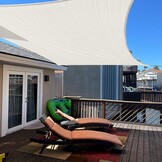 COOL AREA Zonnezeil 2.5x2.5m Grijs (33% Korting)