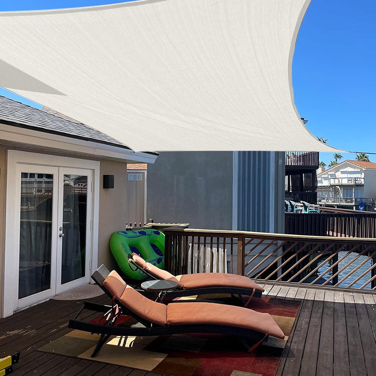 COOL AREA Zonnezeil 2.5x2.5m Grijs (33% Korting)