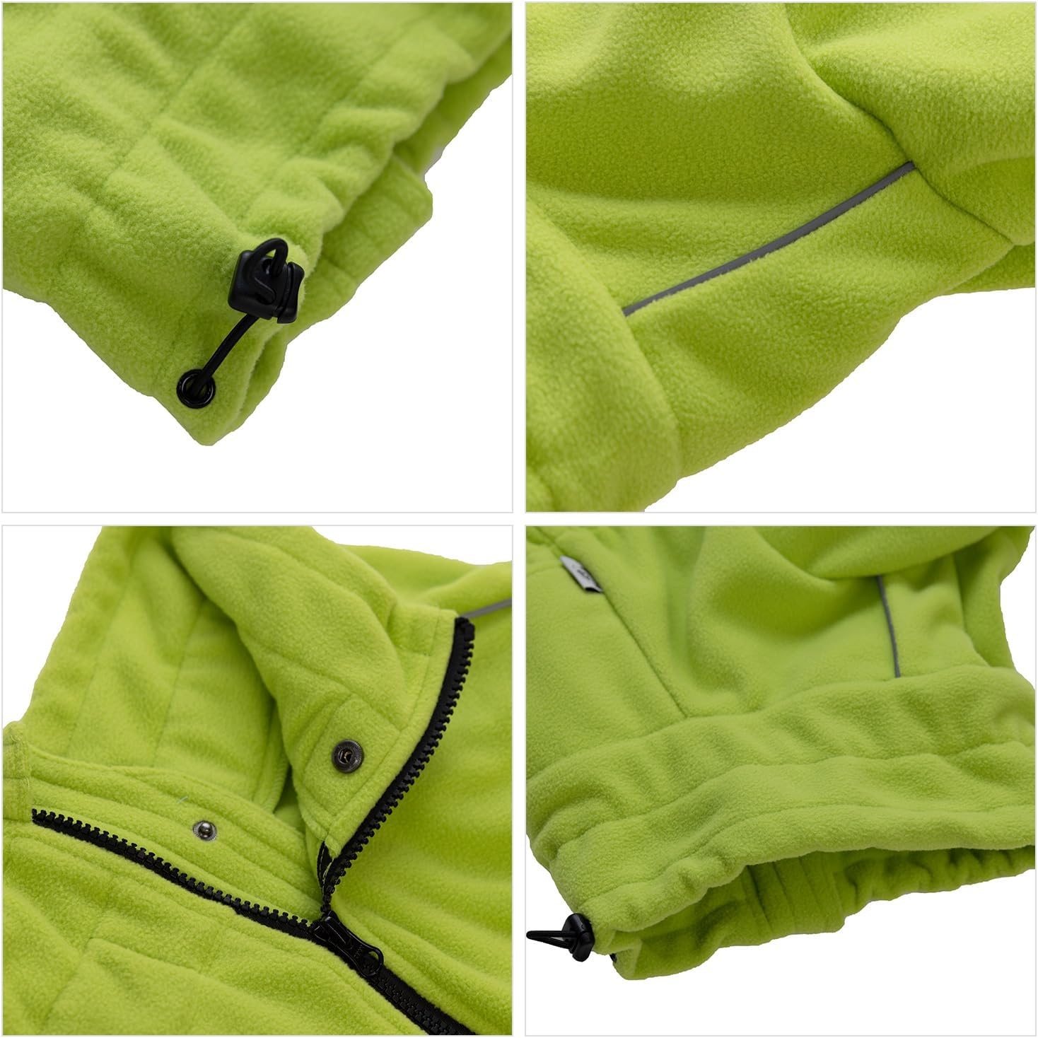 Winddichte Hondentrui Groen XXXXL - Fleece & Hoge Kraag - 59% Korting