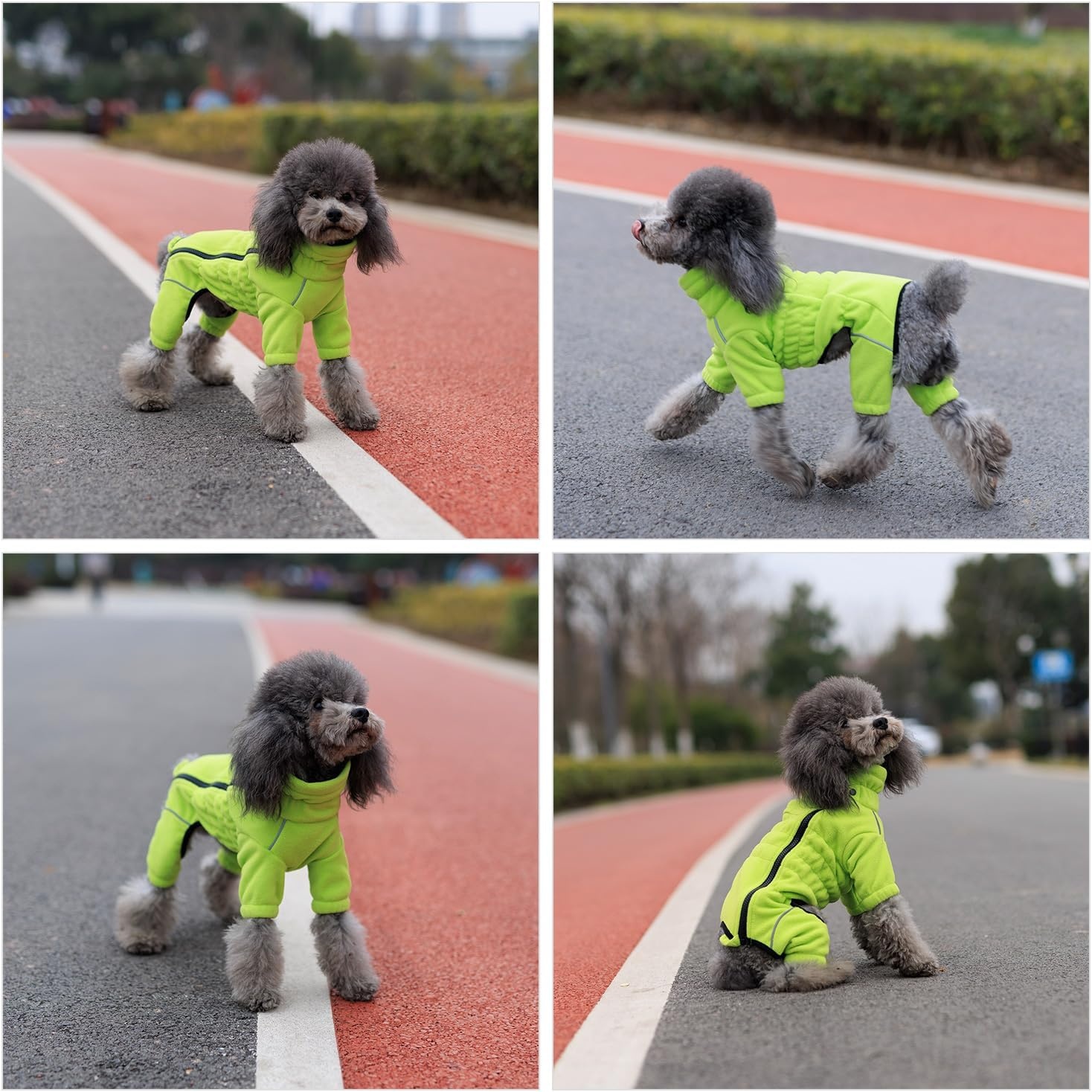 Winddichte Hondentrui Fleece Groen XXXXL - 33% Korting