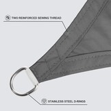 Sunnylaxx Zonnezeil Antraciet 4x6m - 34% Korting