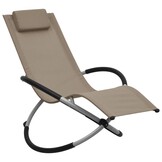 vidaXL Kinderligbed Staal Taupe - 40% Korting!